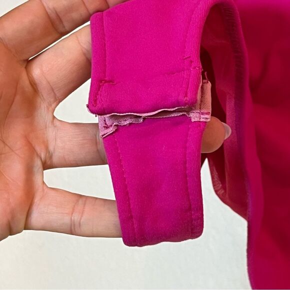 Intimately Free People Keep It Sleek Duo Bodysuit in Fuchsia size Medium - Picture 11 of 12